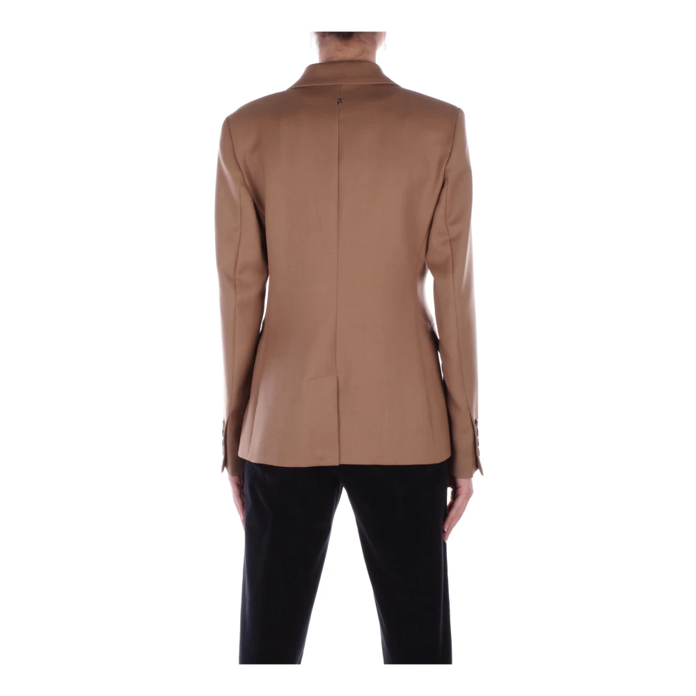 Dondup Kameeljassen met logo achterkant Brown Dames