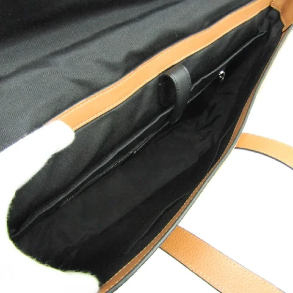 Coach Pre-owned Leather handbags Brown Dames