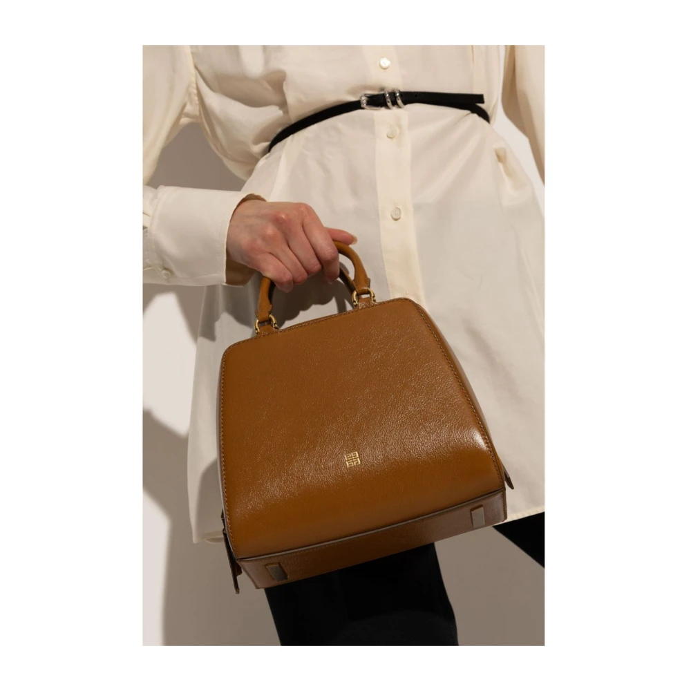 Givenchy Antigona Cube Mini Handtassen Brown Dames