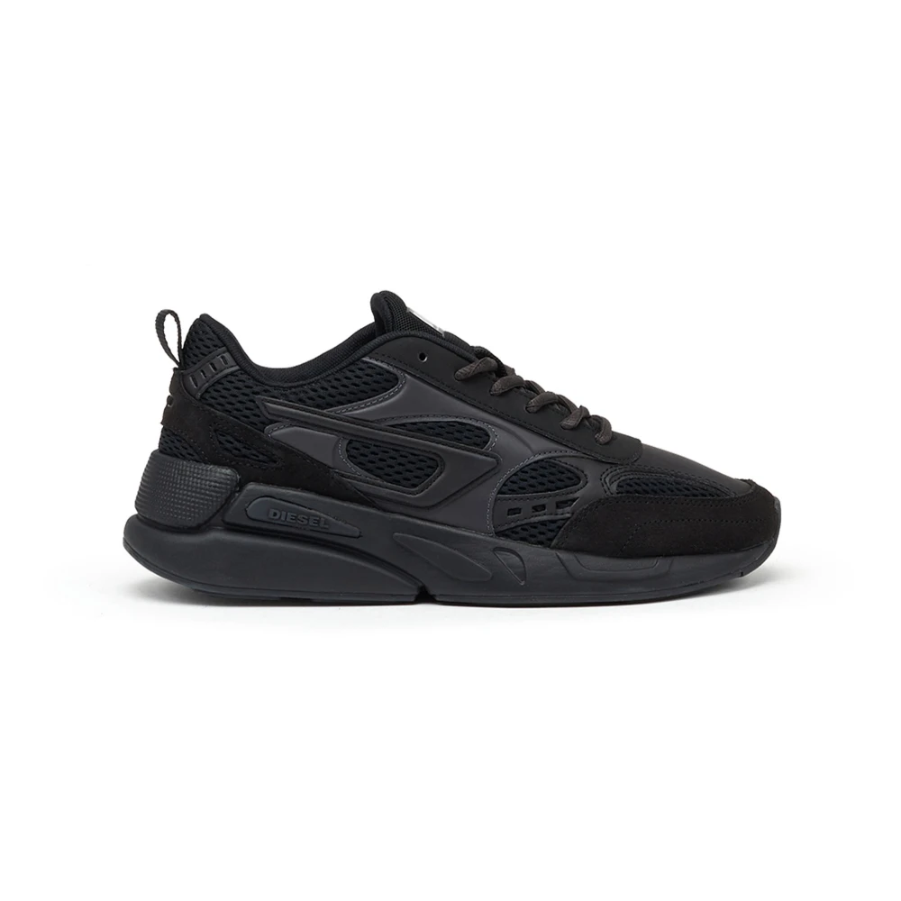 Diesel Donna Nero - Sneakers In Mesh E Suede Stile Vintage - Shoes - 36 Eu - Immagine 1