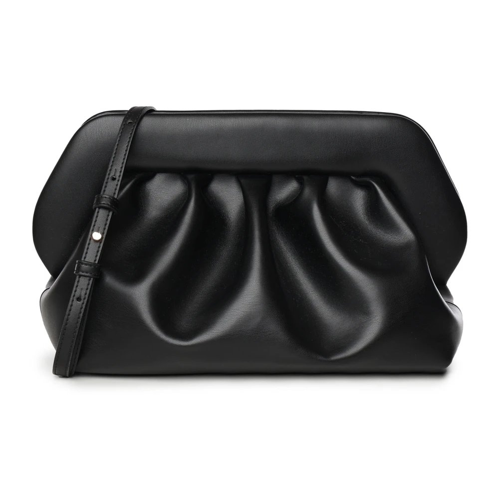 THEMOIRè Zwarte schoudertas met kruldetail Black Dames