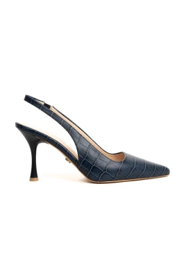 Klassiska delvis öppna pumps