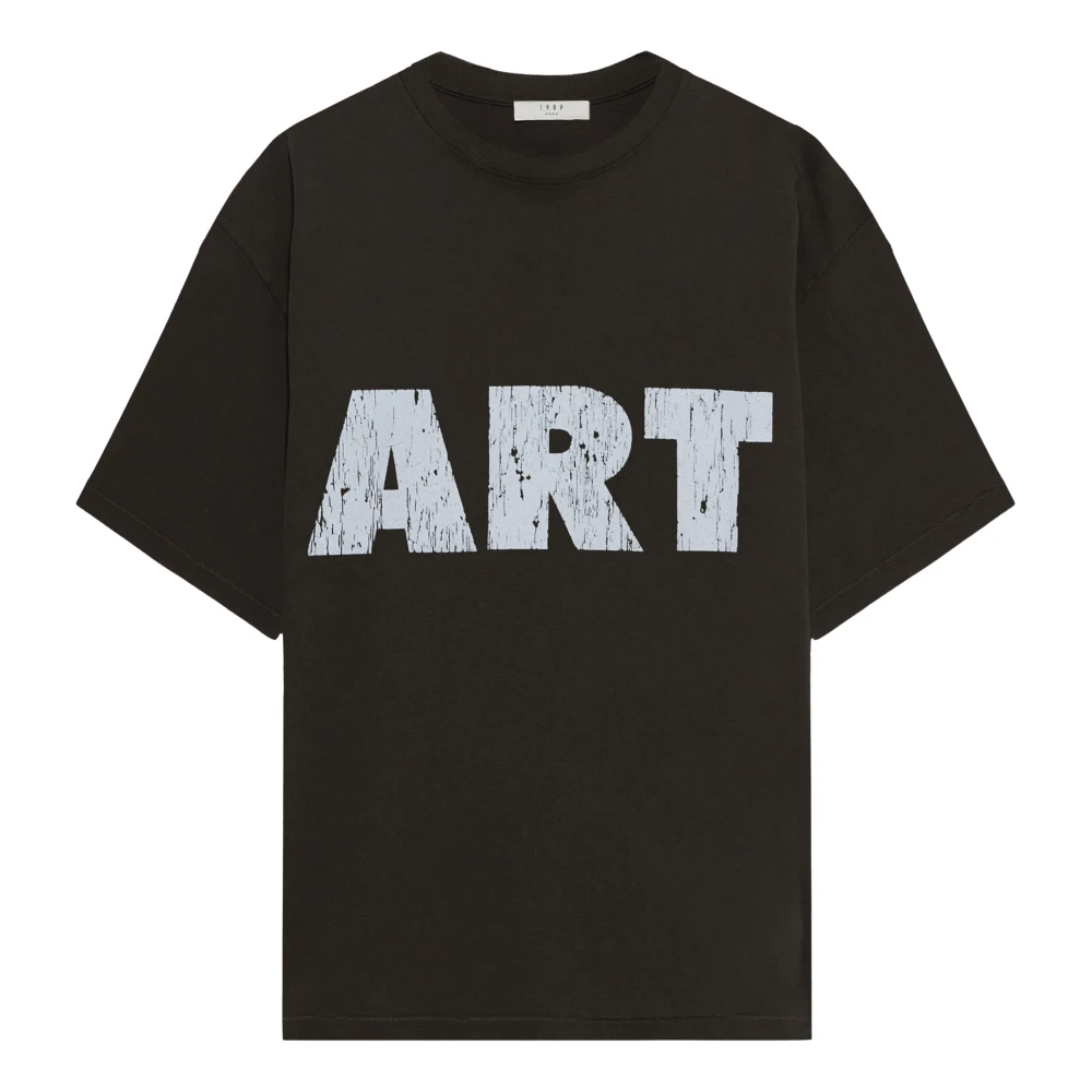 1989 Studio Korte mouw ronde hals T-shirt Black Heren