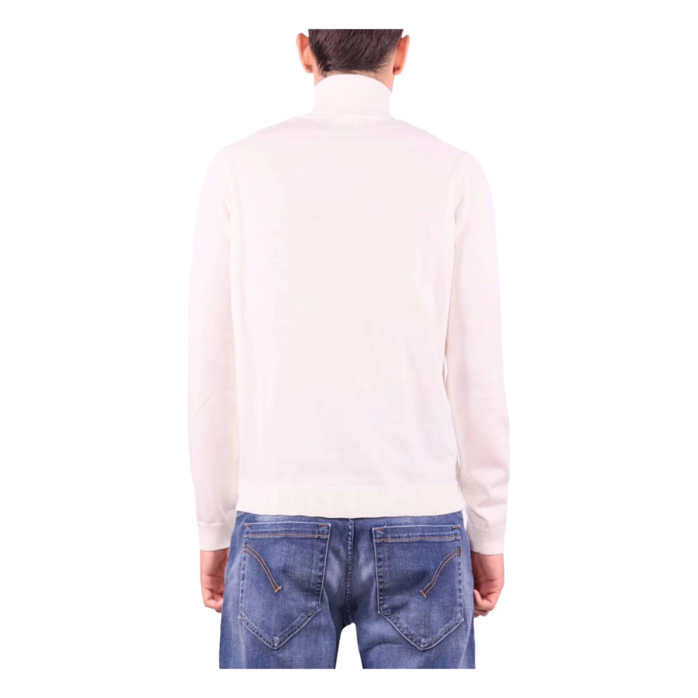 Roberto Collina Merino Wol Beige Trui Beige Heren