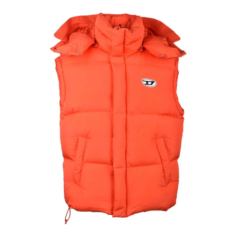 Diesel Nylon buitenkleding jas Orange Heren
