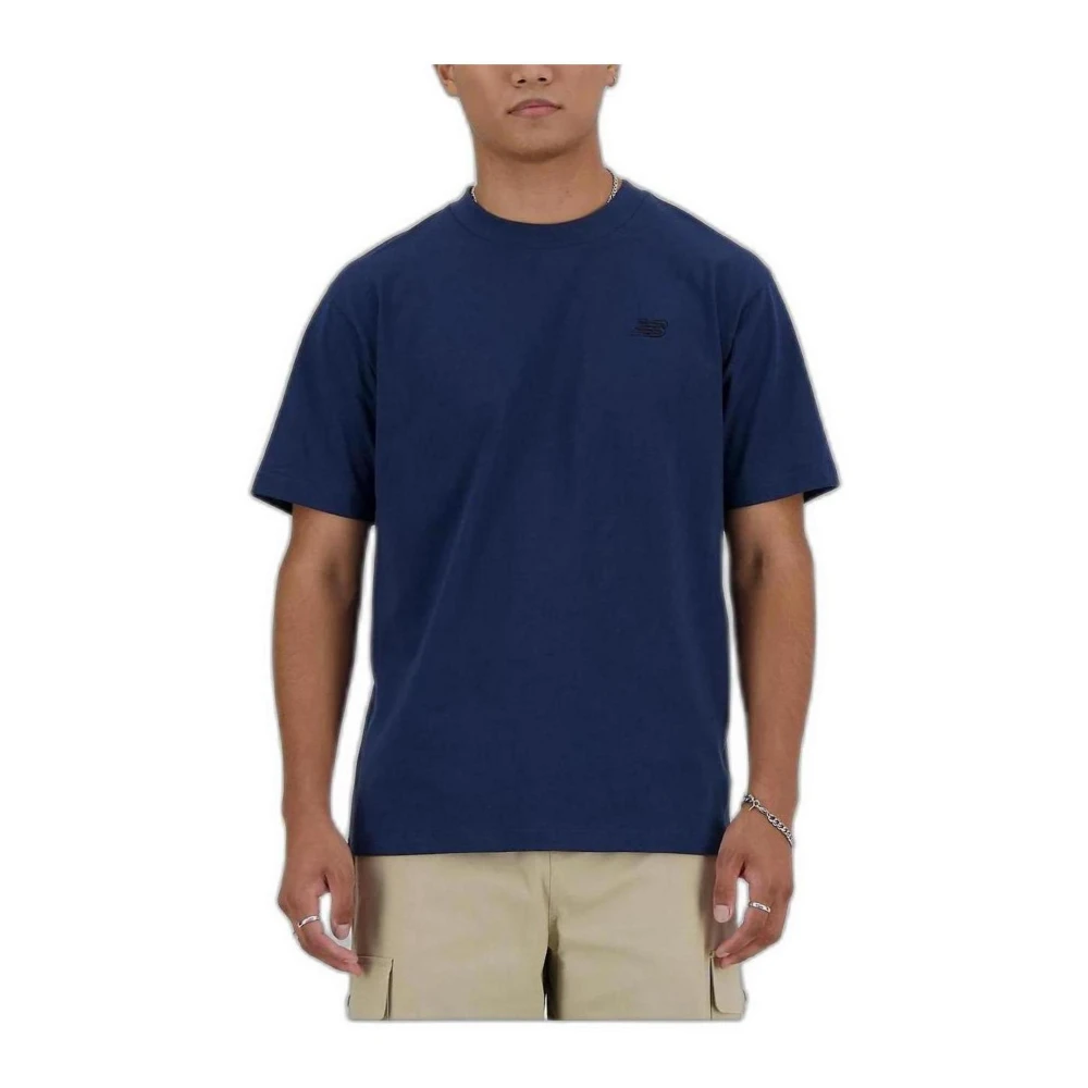 New Balance T-Shirts Blue Heren