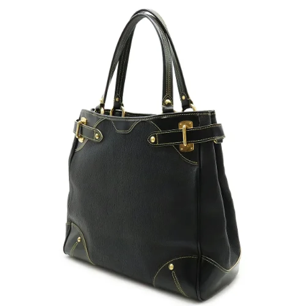 Louis Vuitton Vintage Pre-owned Leather totes Black Dames