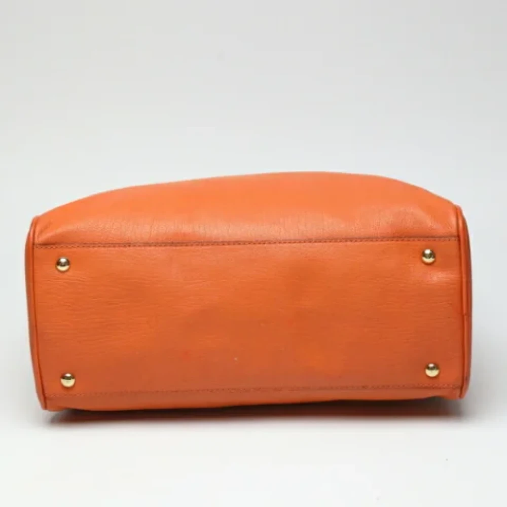 Michael Kors Pre-owned Fabric crossbody-bags Orange Dames