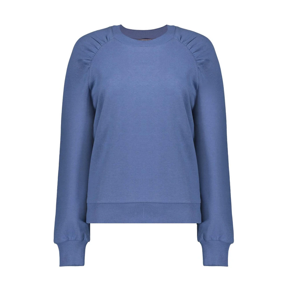 Geisha Fancy Shoulder Sweatshirt Blue Dames