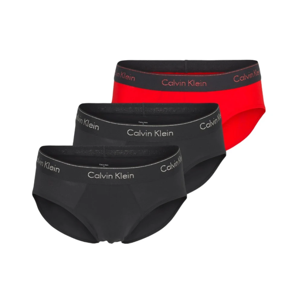 Calvin Klein Underwear Slip met elastische band met logo in een set van 2 stuks
