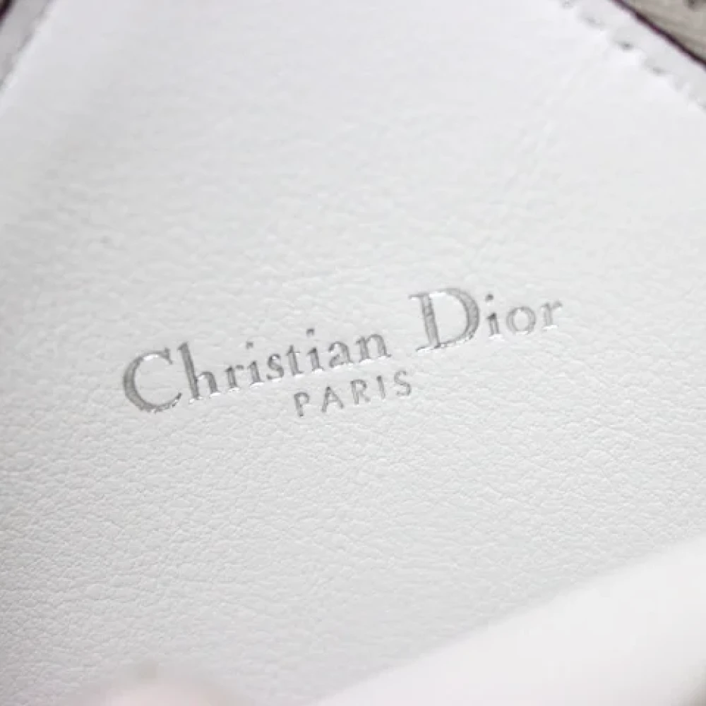 Dior Vintage Pre-owned Leather wallets Blue Dames