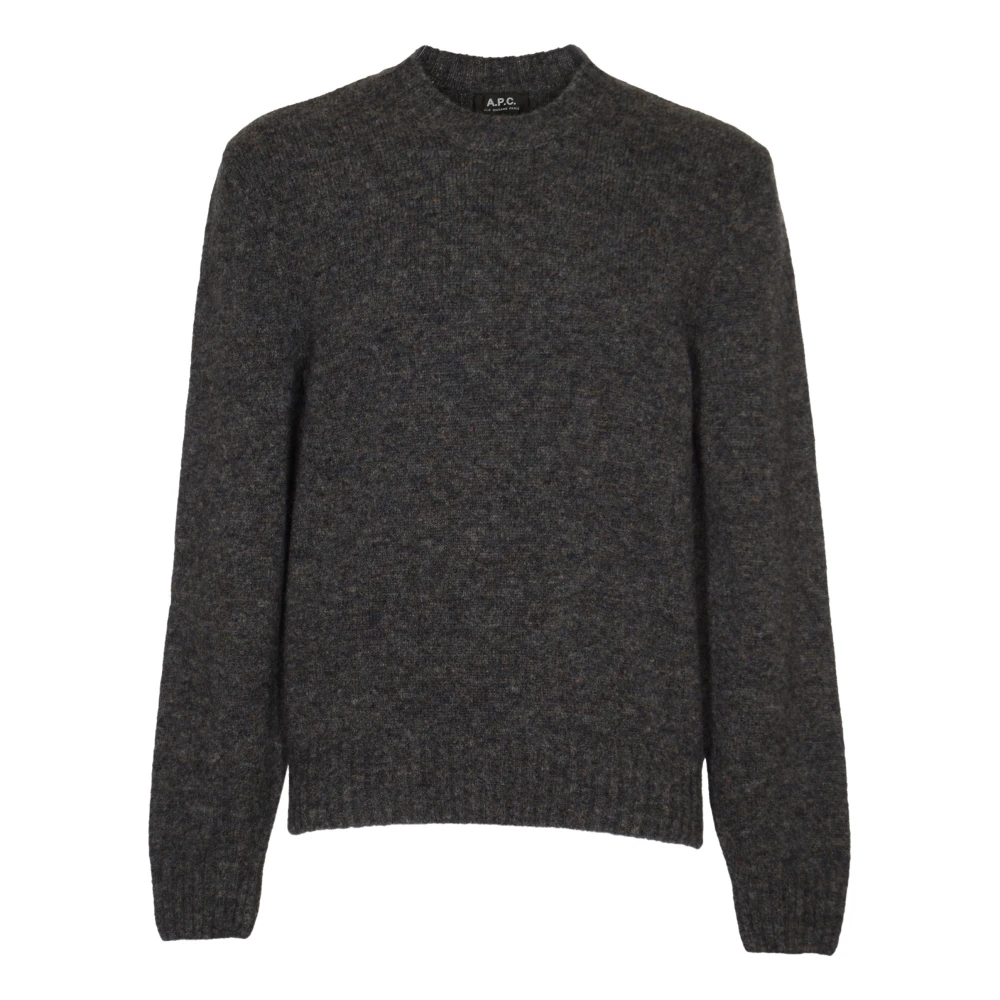 A.p.c. Lucas Pullover Sweaters Gray Heren