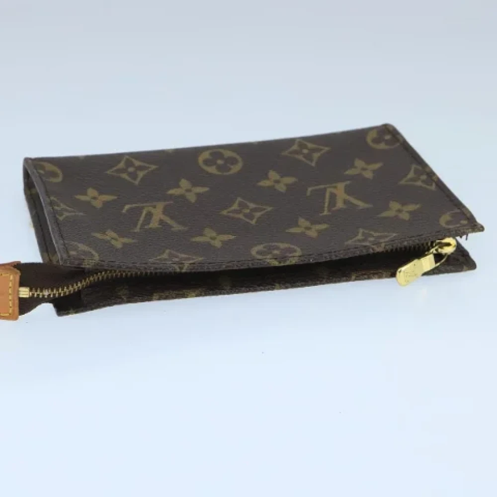 Louis Vuitton Vintage Pre-owned Leather pouches Brown Dames