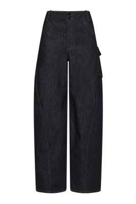 Barrel-Leg Cargo Jeans