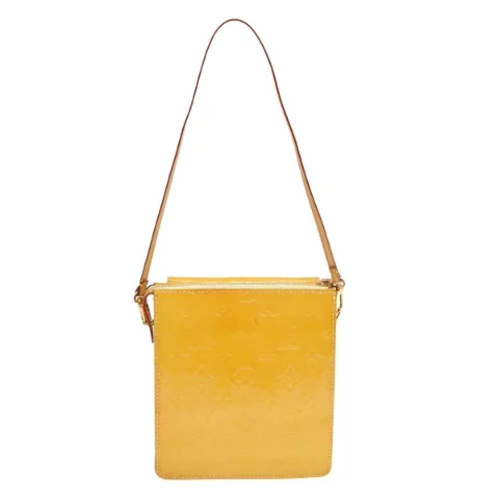 Louis Vuitton Vintage Pre-owned Leather clutches Yellow Dames