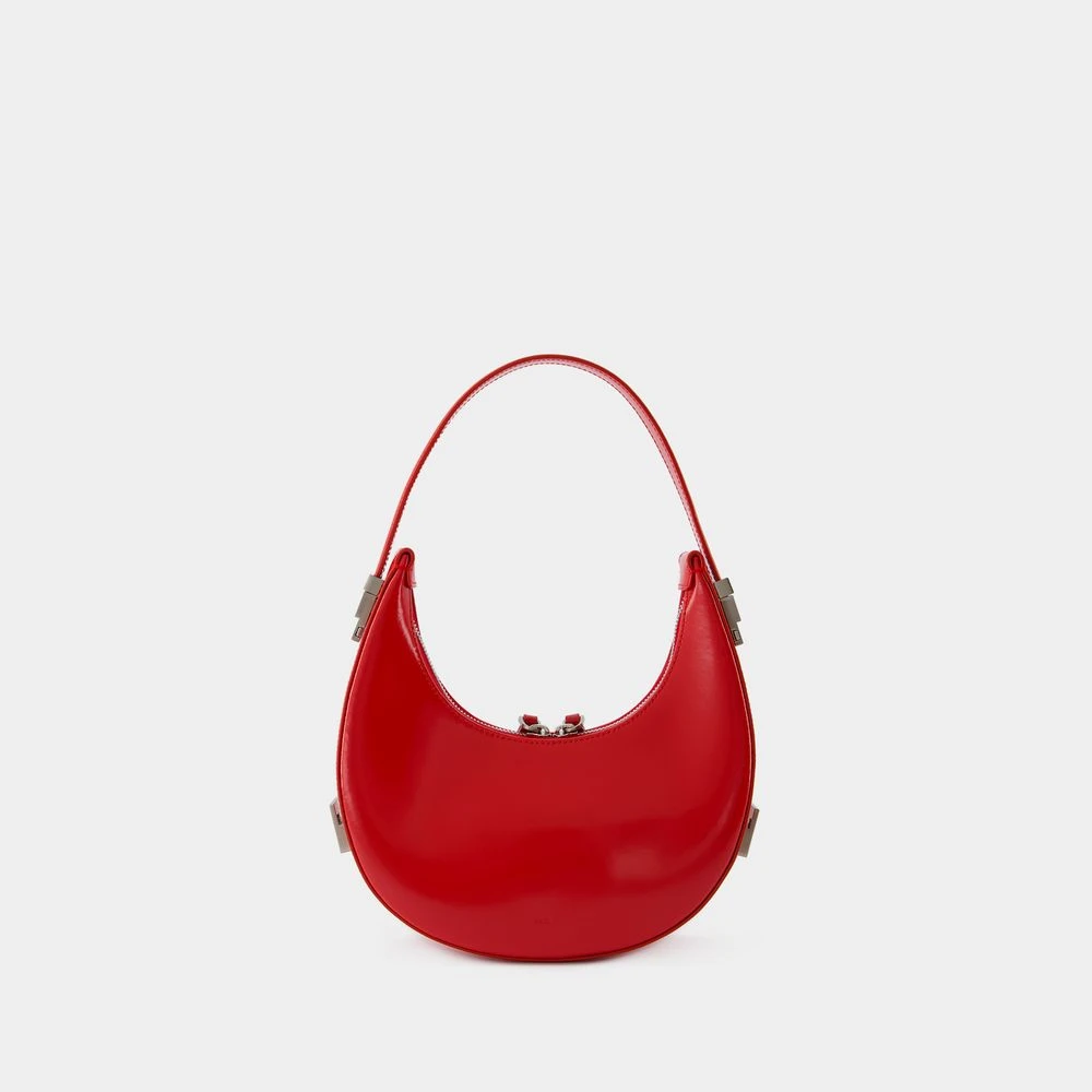 Osoi Rode Leren Mini Tas met Magnetische Sluiting Red Dames