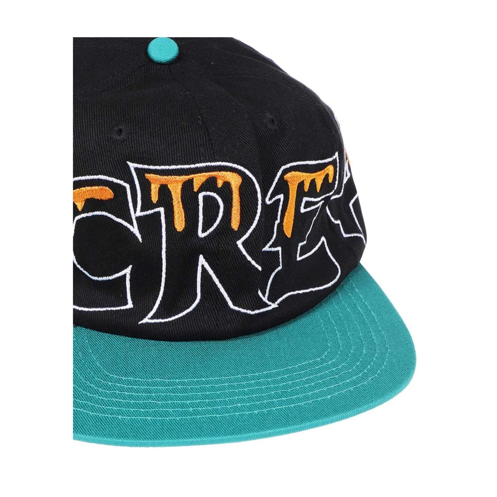 Icecream Baseballpet met platte klep Black Heren