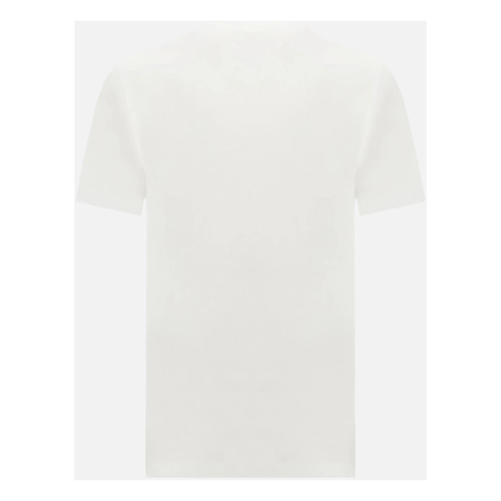 Maison Margiela Biologisch katoenen T-shirts en Polos White Heren