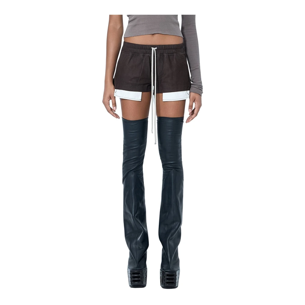 Rick Owens , Casual Shorts, Female, Brown, L, Fog Boxers