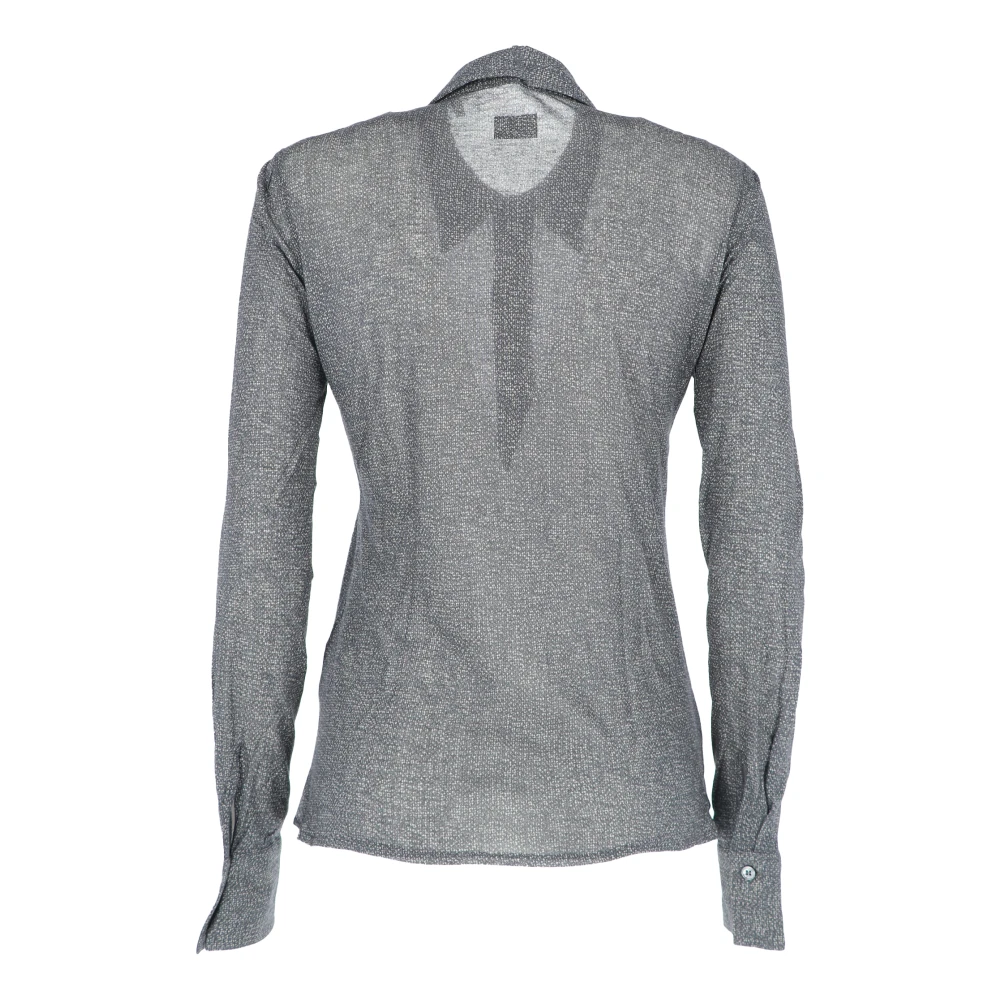 Caliban Casual Katoenen Overhemd voor Mannen Gray Dames