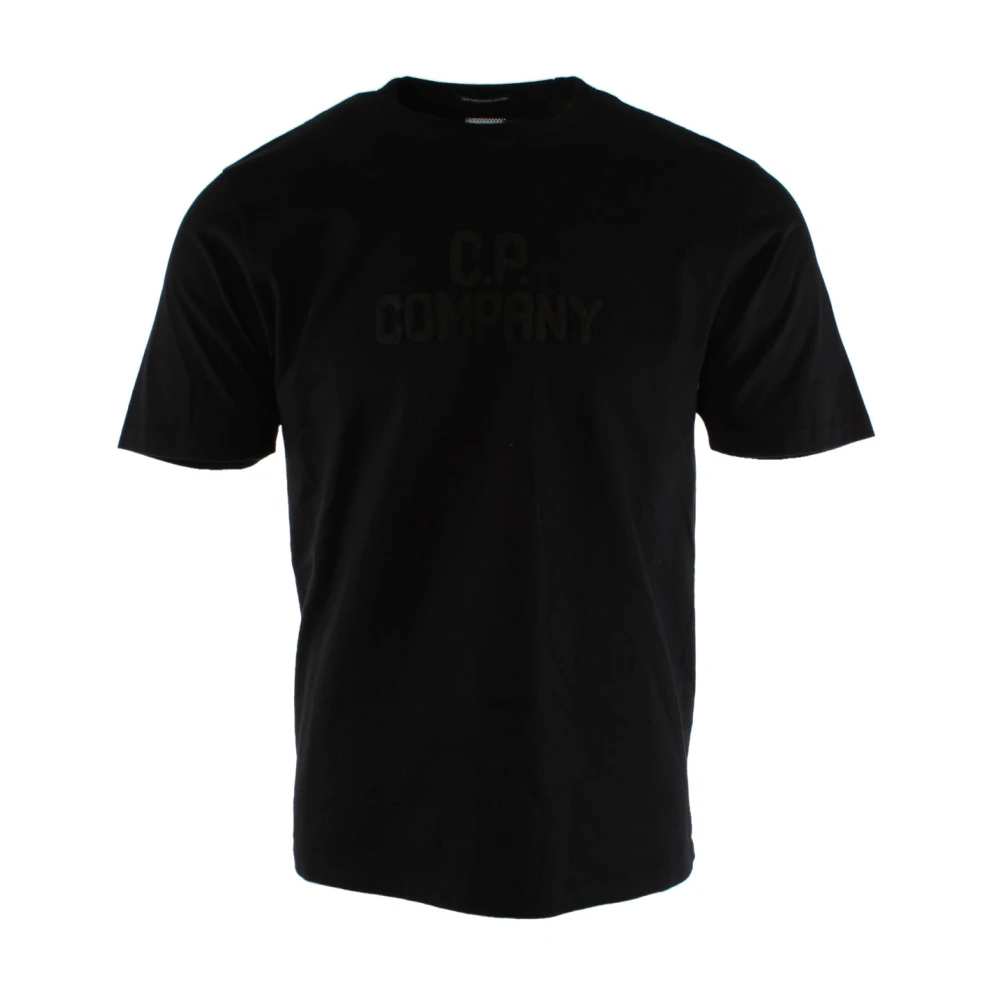 C.P. Company Zwarte Katoenen Heren T-shirt Black Heren