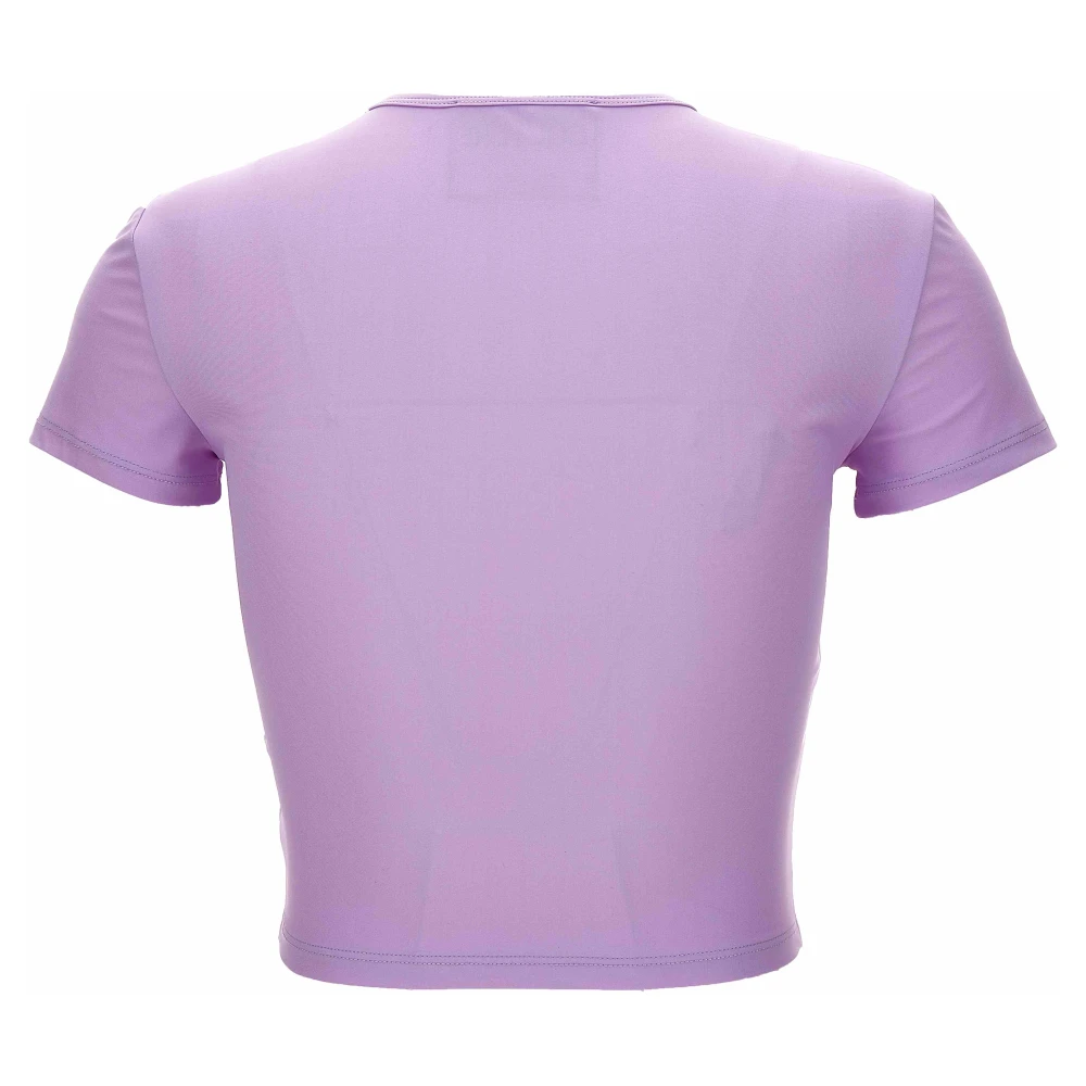 Versace Jeans Couture Stijlvolle T-shirts en Polos Purple Dames