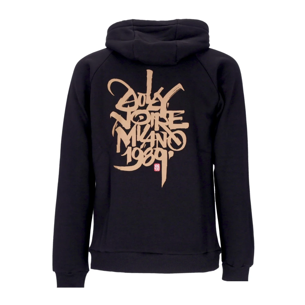 Dolly Noire Barcelona hoodie met lange mouwen sweatshirt Black Heren