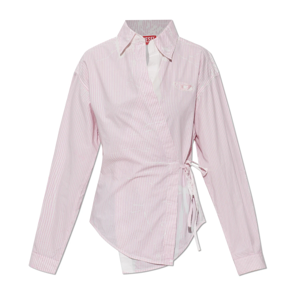 Diesel Donna Rosa Camicette 3XS, New,