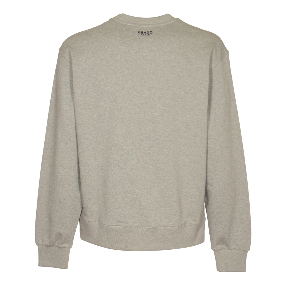Kenzo Bloemen Klassieke Sweater Gray Heren