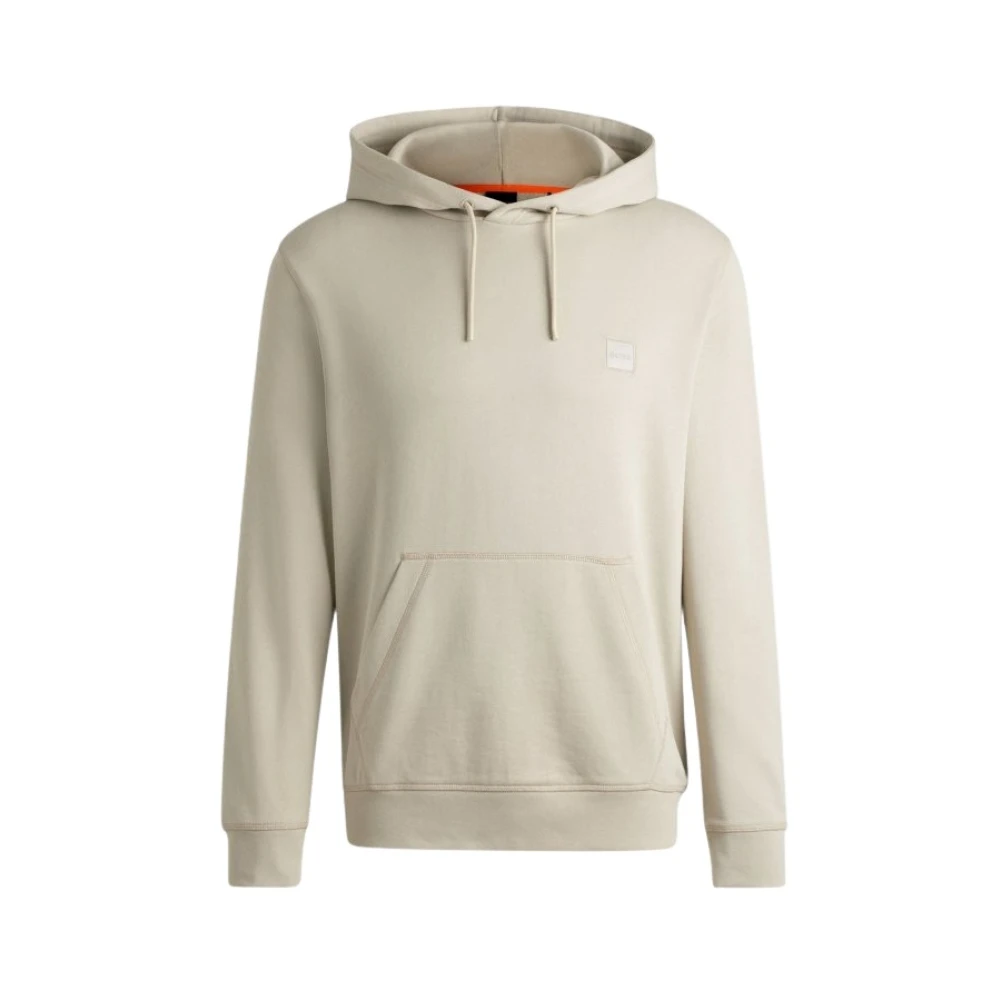Hugo Men's Beige Hoodies, M, Boss - Sweatshirts & Hoodies > Hoodies