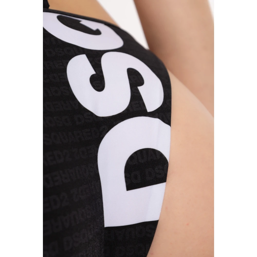 Dsquared2 Zwemkleding Onderkant Black Dames