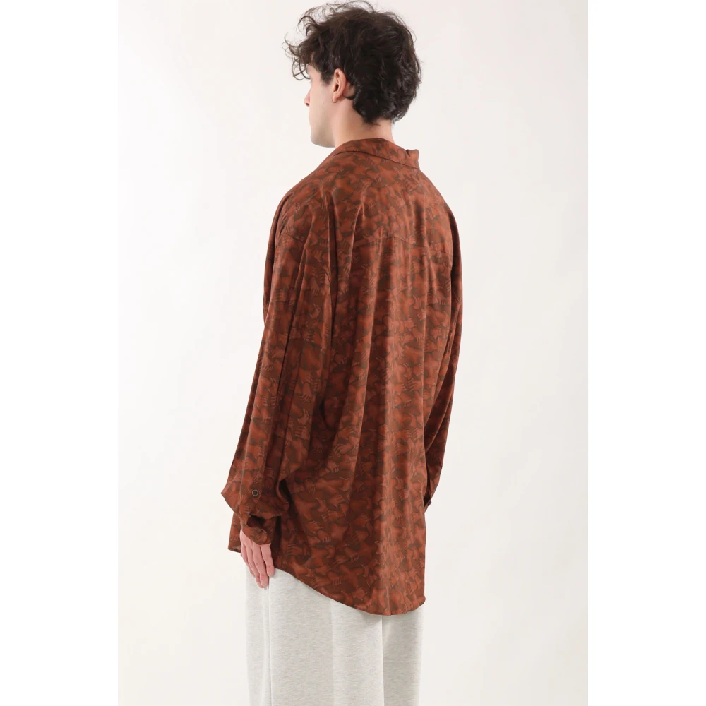 Magliano Beige People's Hand Shirt Brown Heren