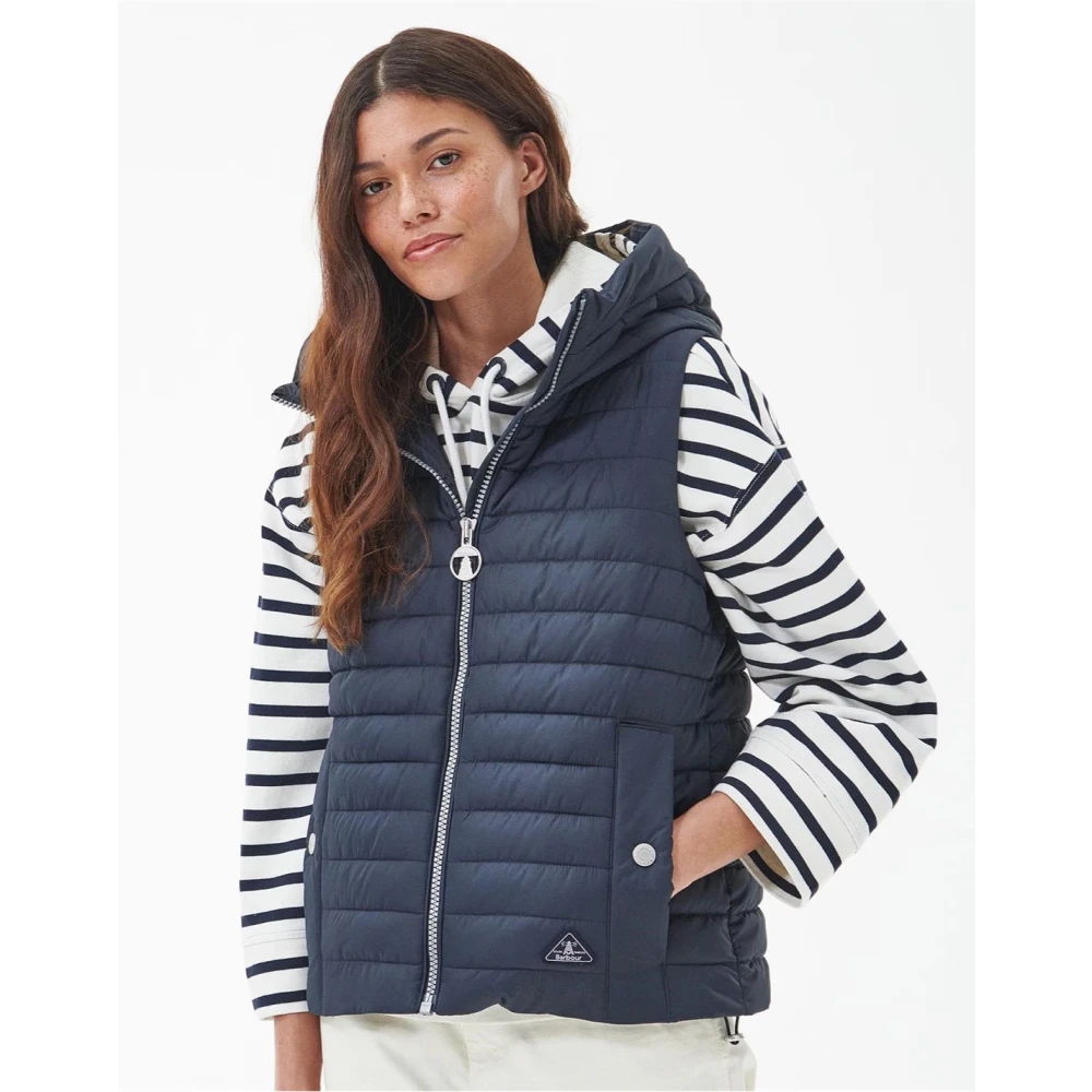 Barbour Gewatteerd Gilet Navy Vest Blue Dames