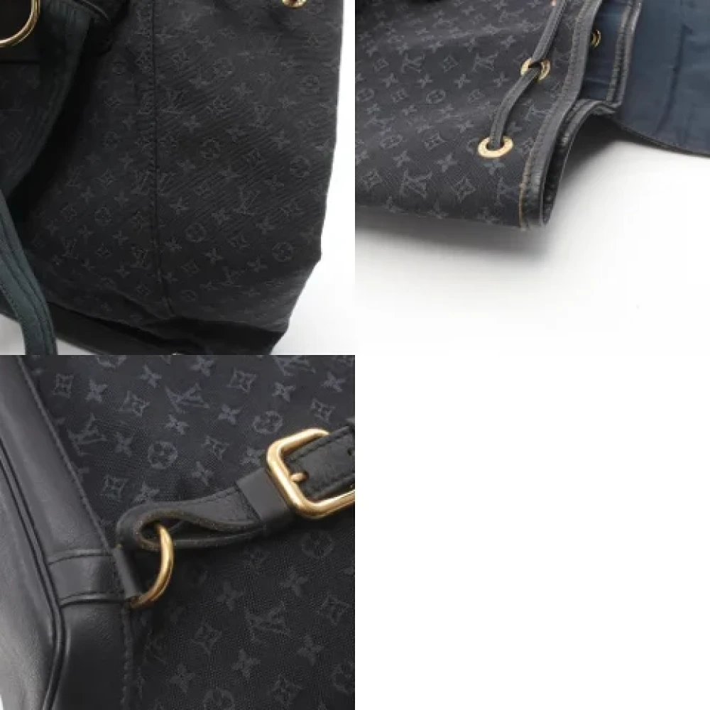 Louis Vuitton Vintage Pre-owned Canvas backpacks Blue Dames