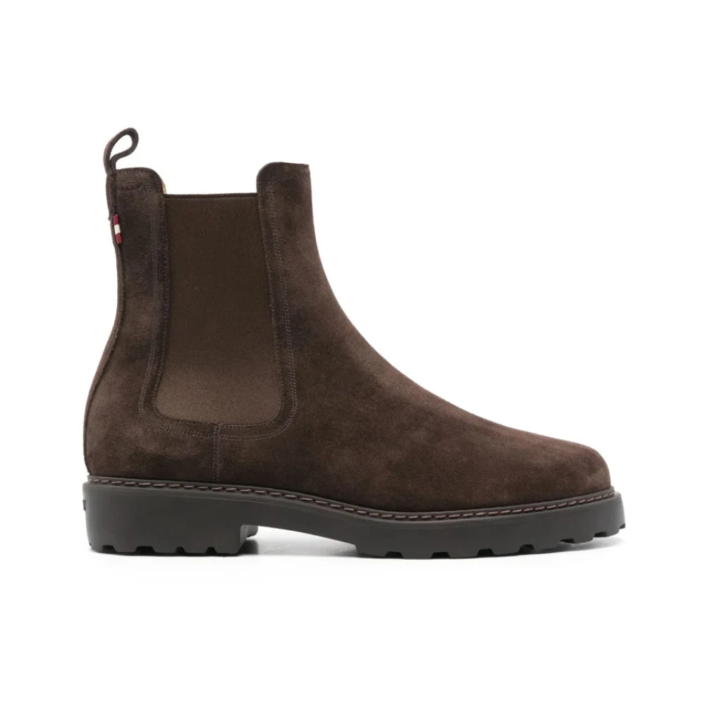 Bally Brown Chelsea Boots, Male, 7 Uk, Bootie