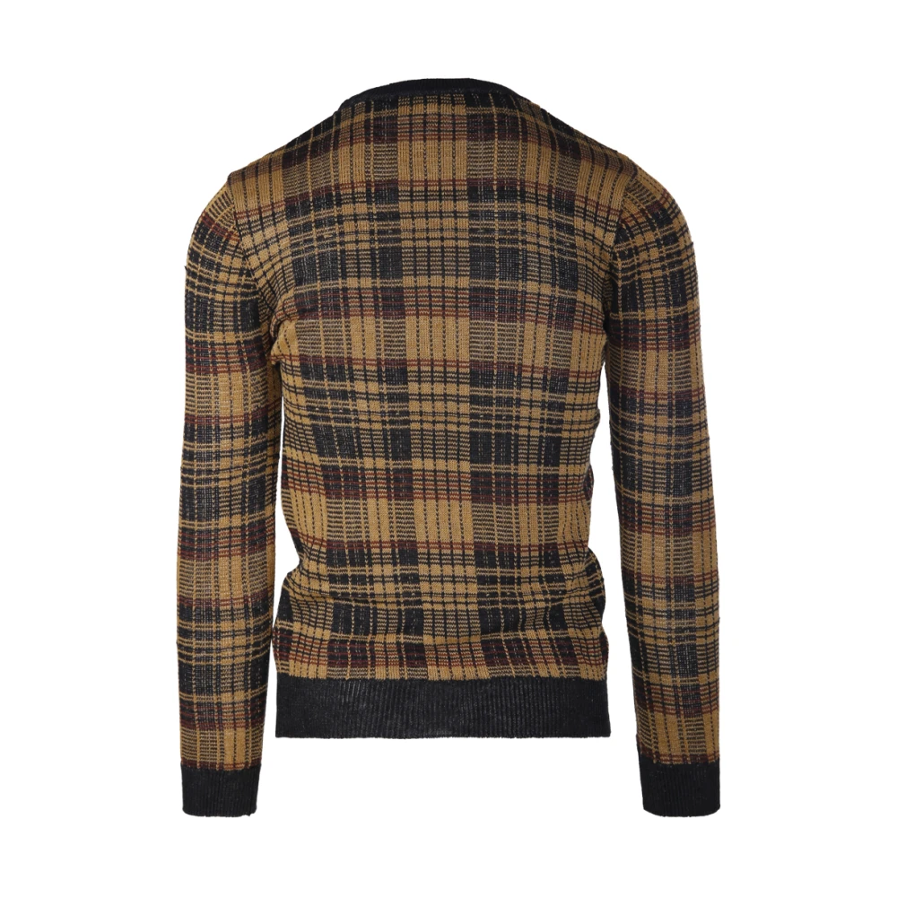 Our Legacy Geruite Formele Ronde Hals Trui Multicolor Heren