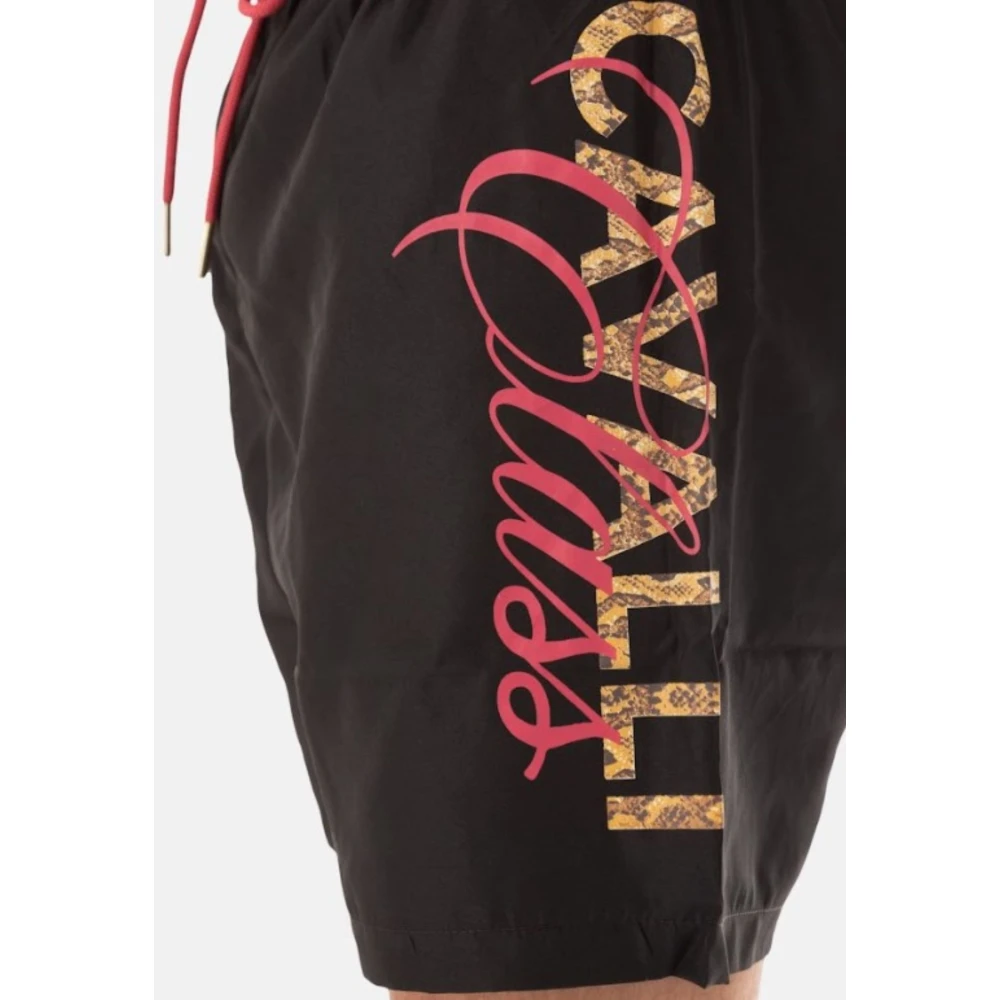 Just Cavalli Mannen Logo Kostuum Black Heren