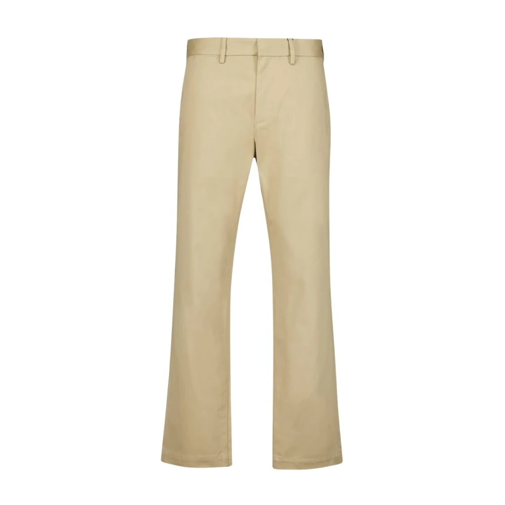 Saint Laurent Men's Beige Chinos, W34, Stretch Cotton Chino Trousers