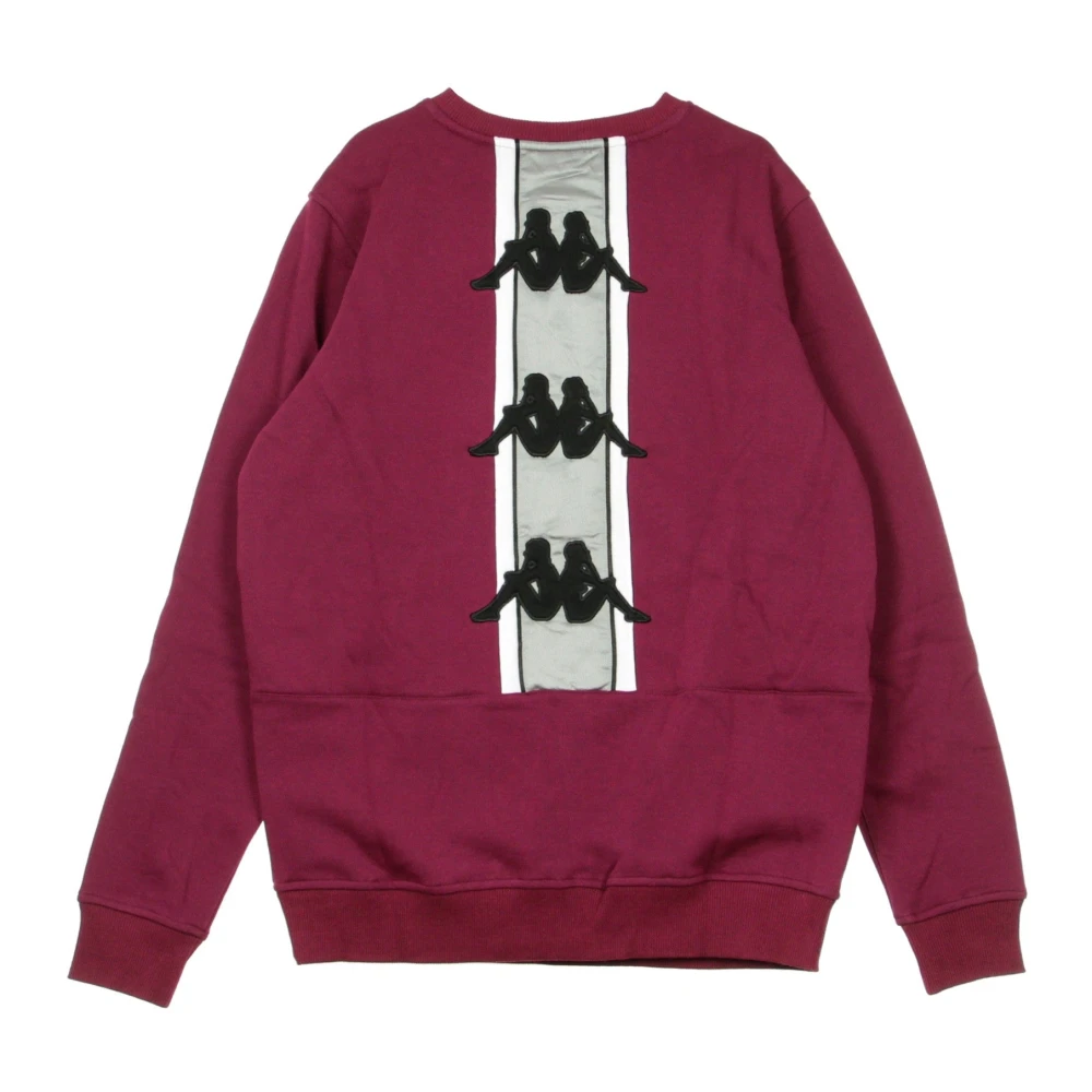 Kappa Stijlvolle Crewneck Sweatshirt in Violet Grijs Purple Heren