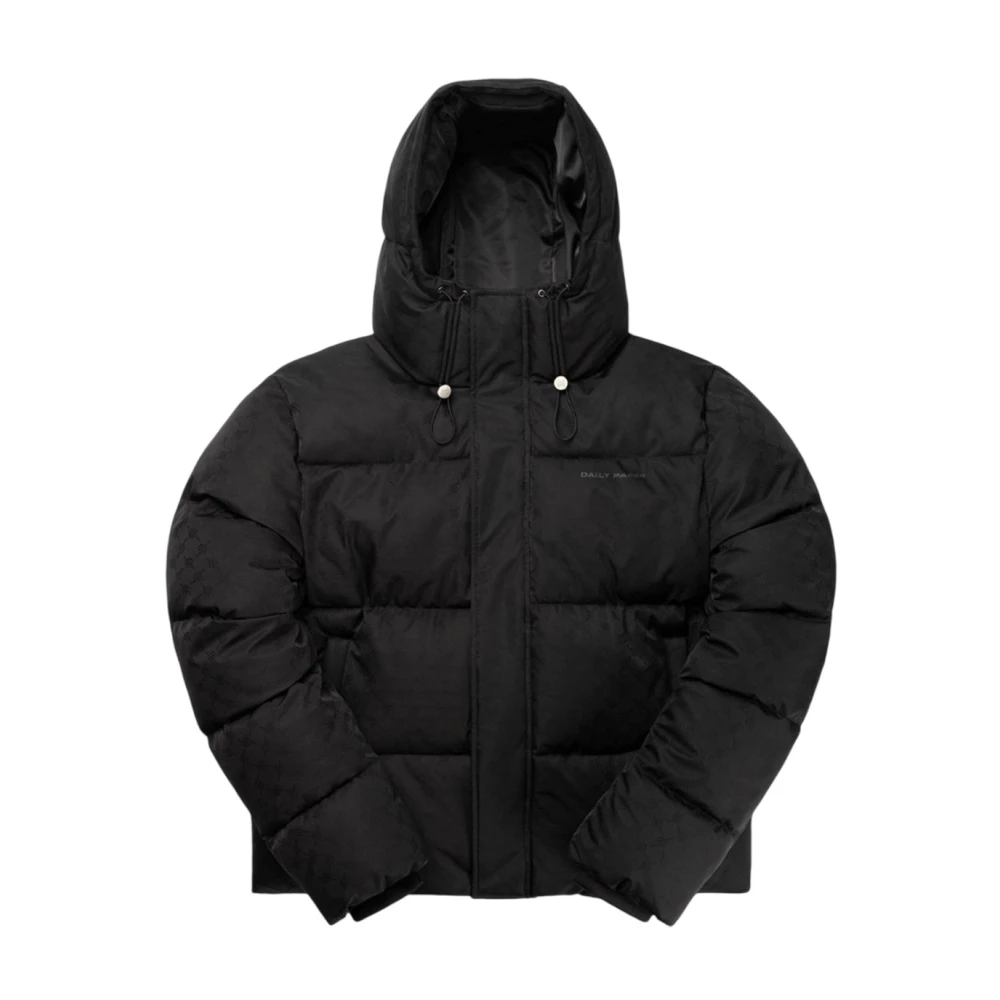 Daily Paper Monogram Pufferjas van Nylon Black Heren
