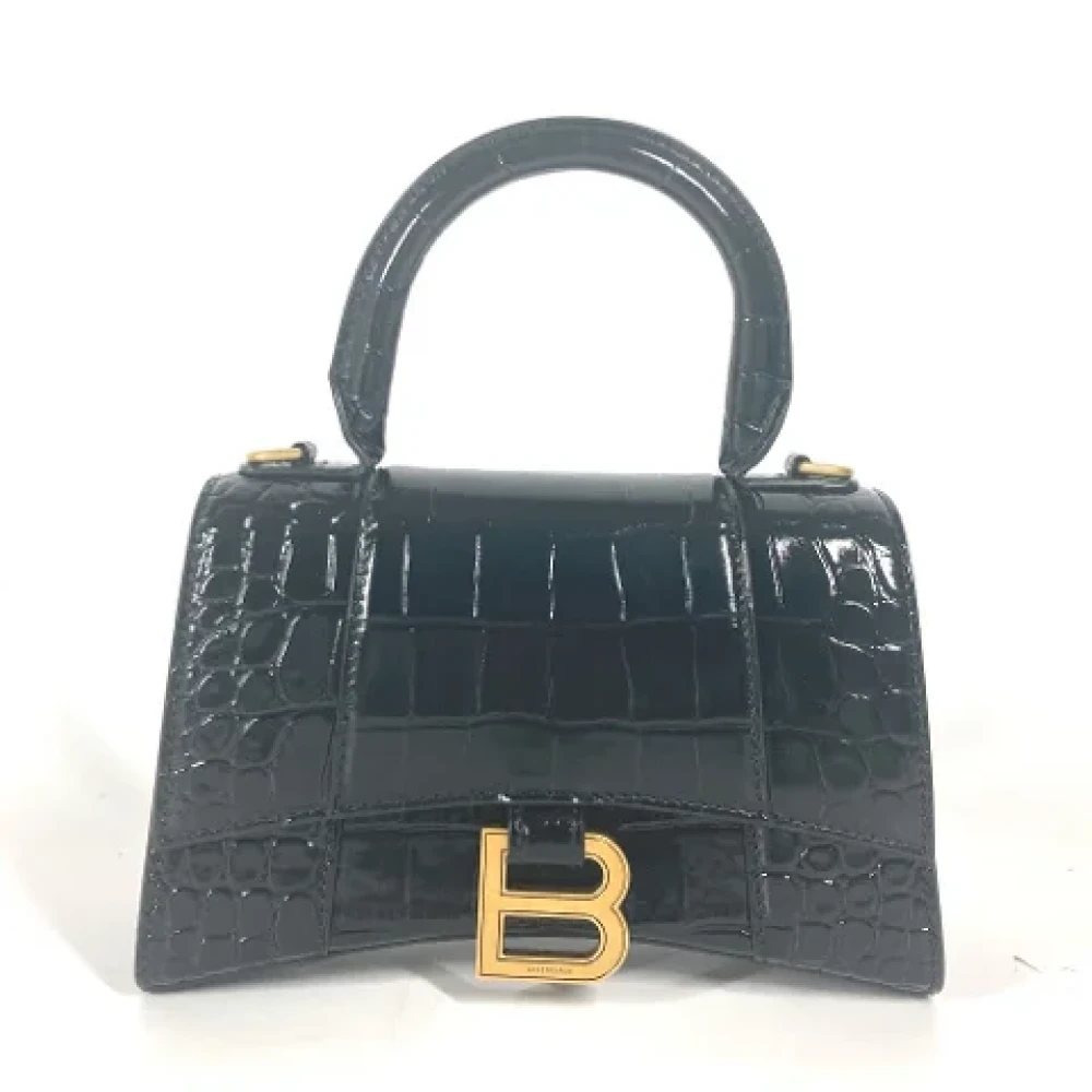Balenciaga Vintage Pre-owned Leather balenciaga-bags Black Dames