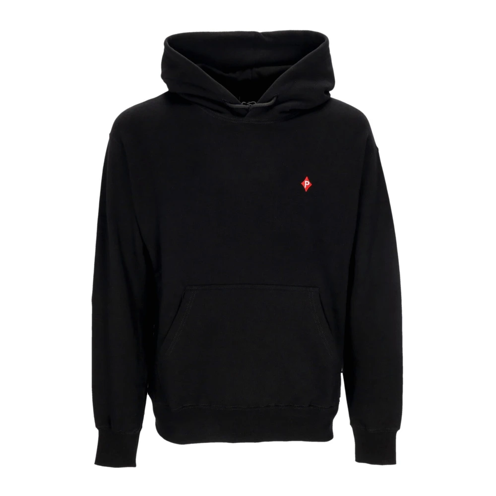 Propaganda Zwarte lichtgewicht hoodie met kangoeroezak Black Heren