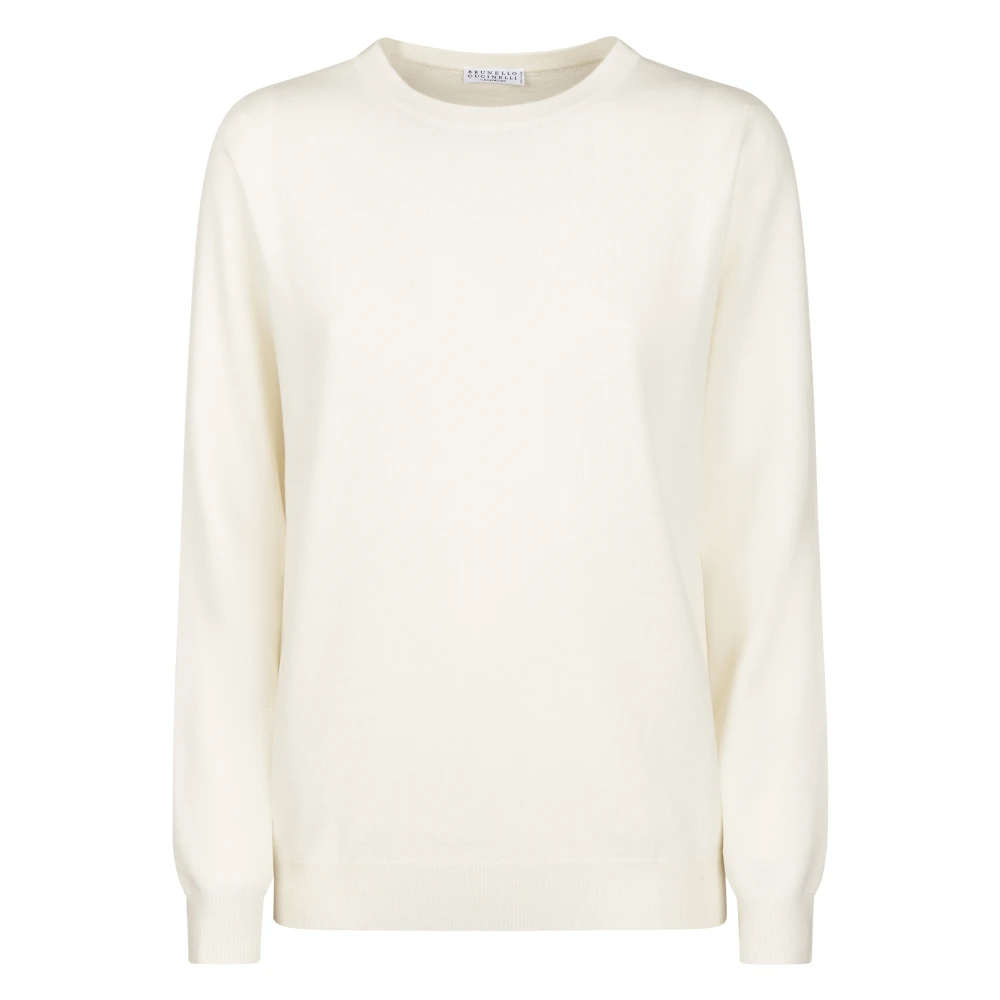 Brunello Cucinelli Women's Beige Cashmere Sweater