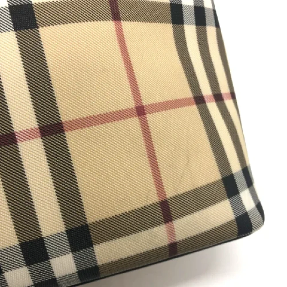 Burberry Vintage Pre-owned Fabric shoulder-bags Beige Dames