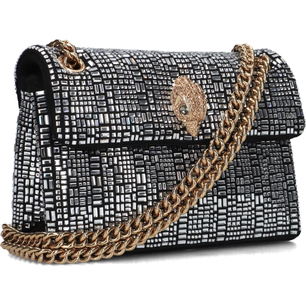 Kurt Geiger Mini Kensington Crystals Schoudertas Black Dames