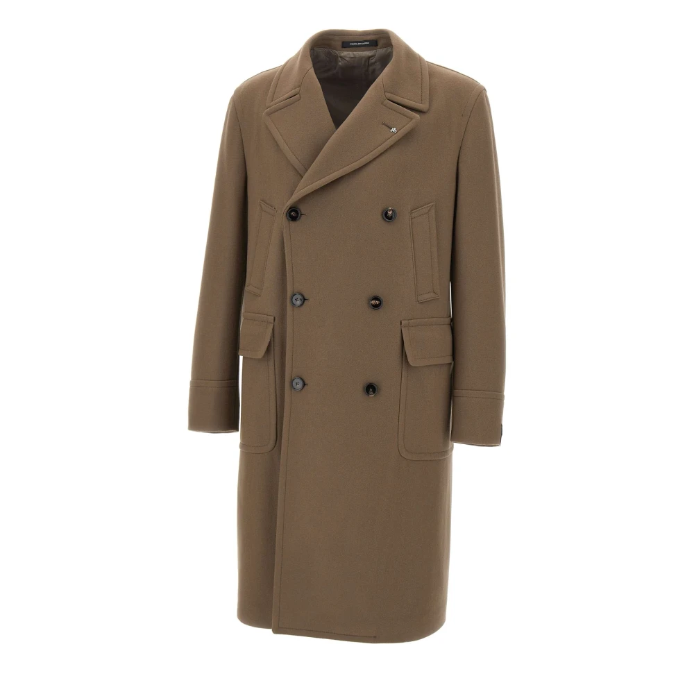 Tagliatore Men's Brown Sherry Coat