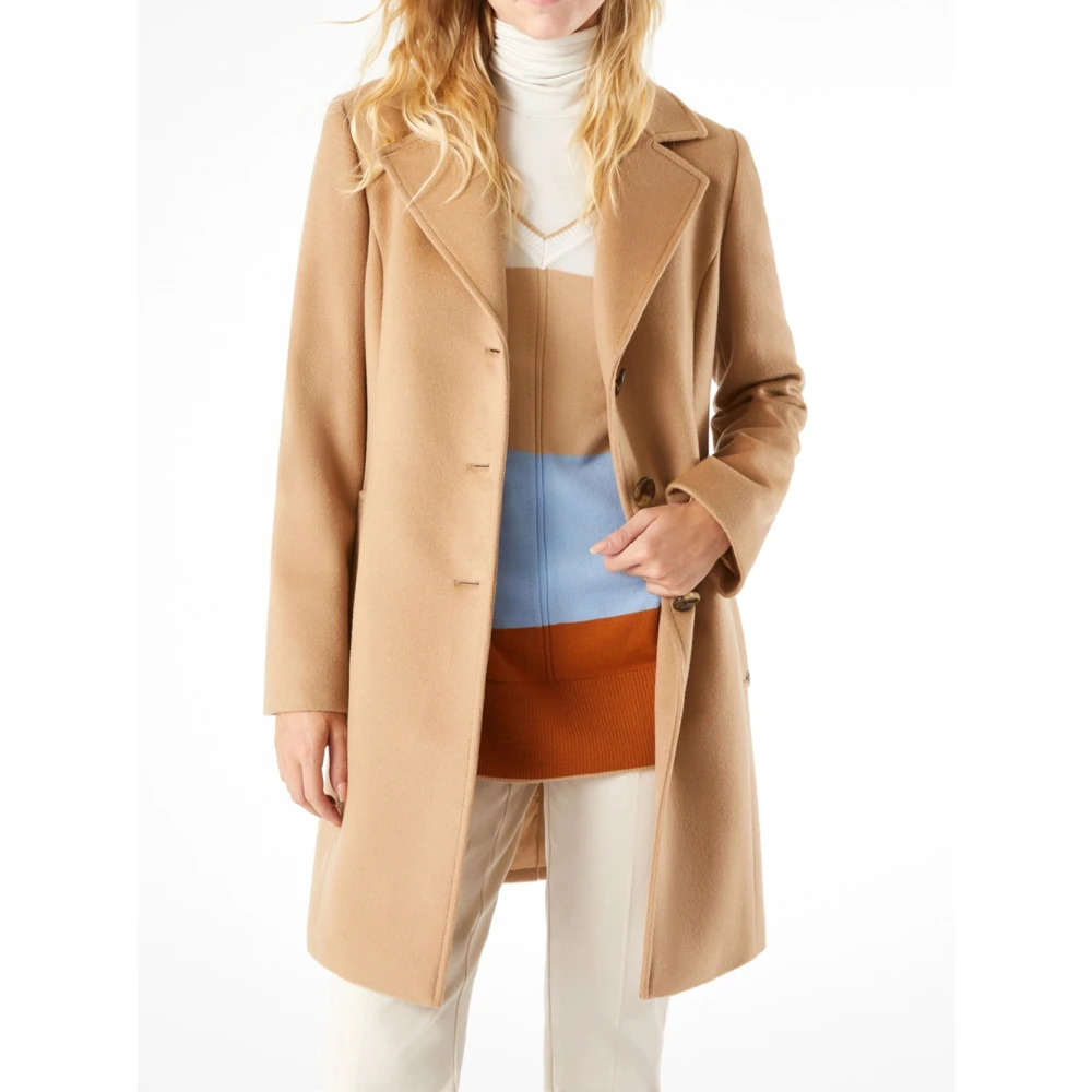 Pennyblack Beige Wollen Jas Vik Vrouwen Brown Dames