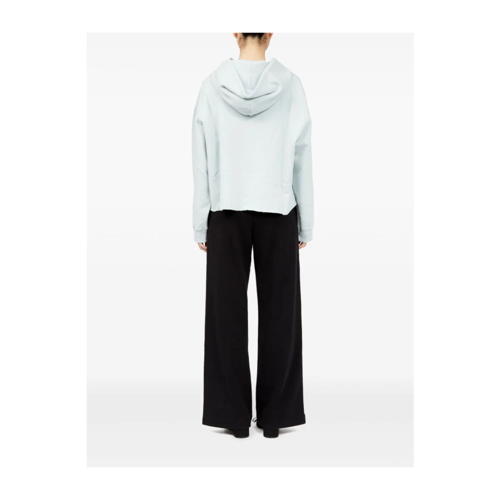 MM6 Maison Margiela Bianco Sweatshirt Damesmode Ss25 Blue Dames