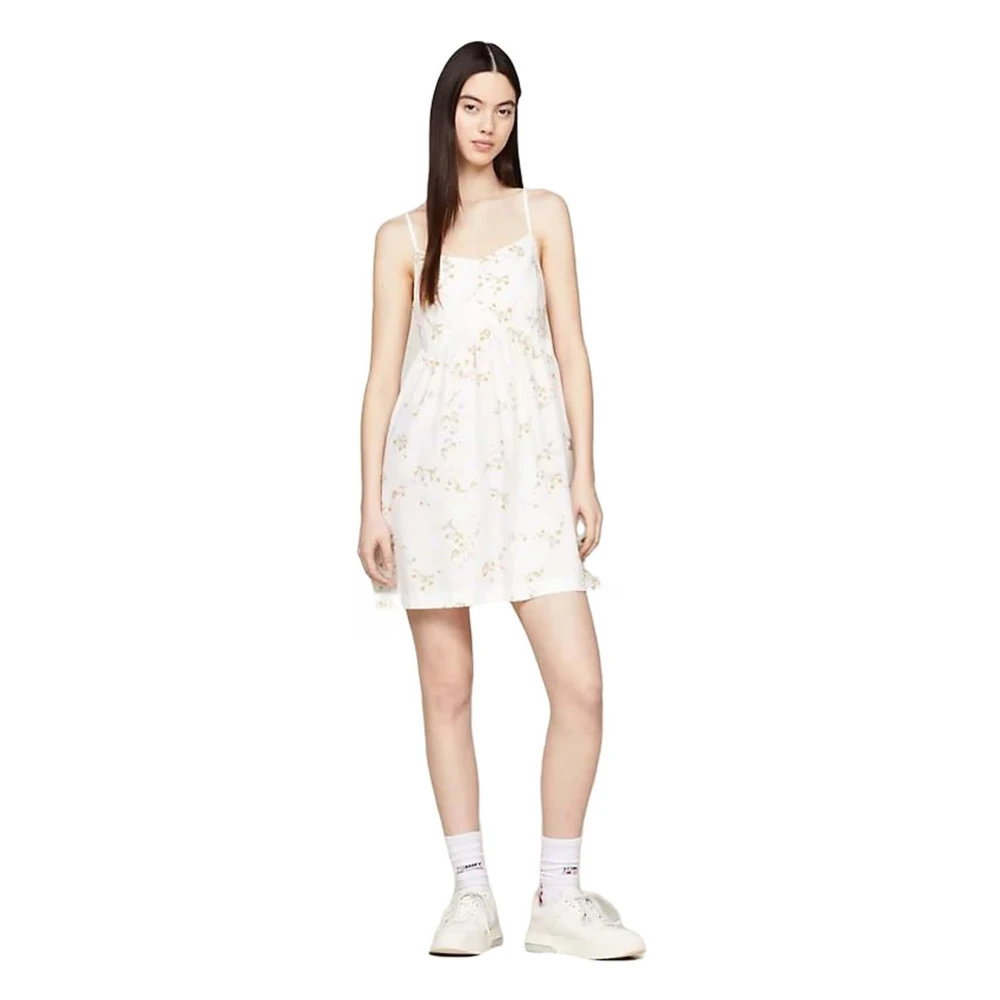 Tommy Jeans Jurk White Dames