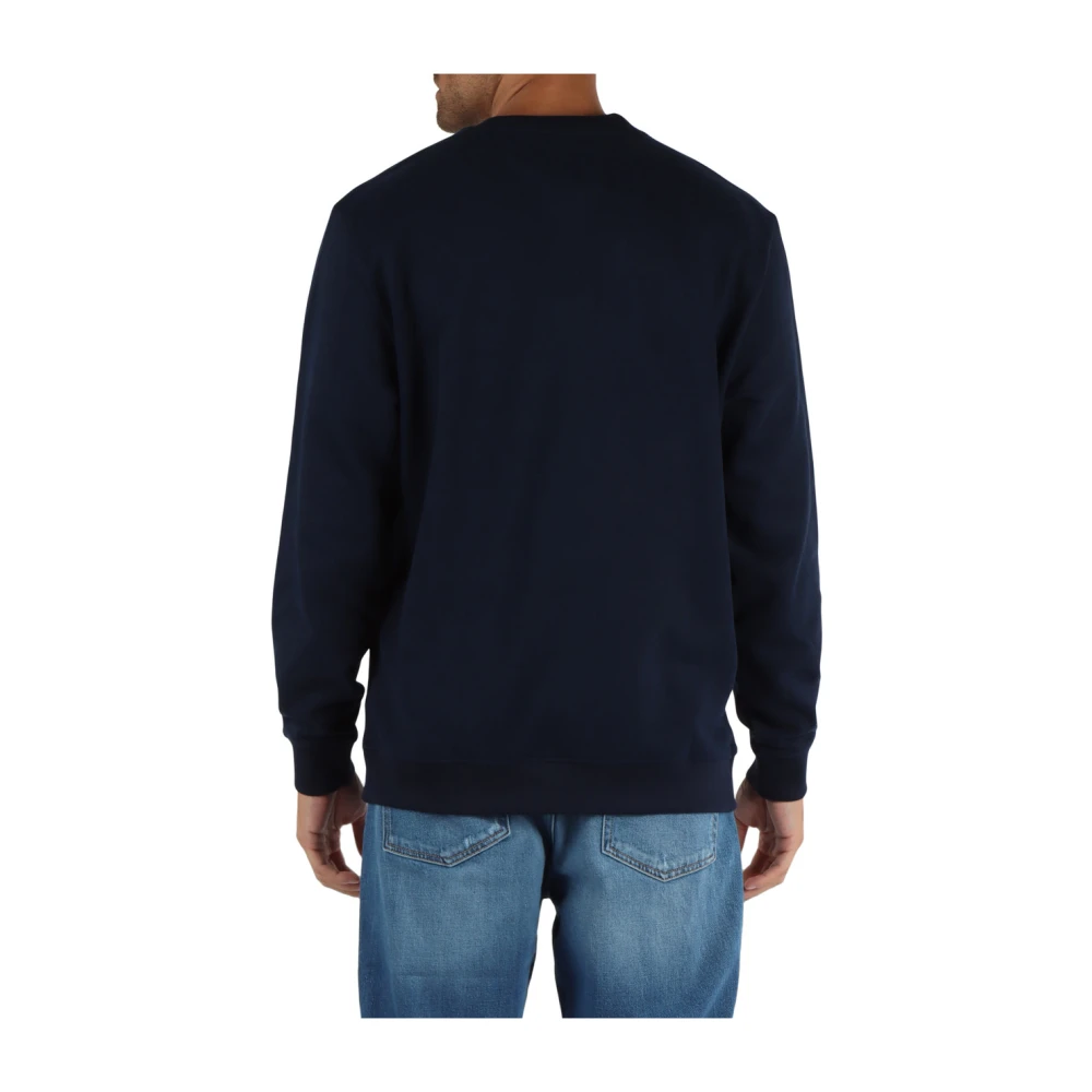 Tommy Jeans Katoenen crewneck sweatshirt met logoborduursel Blue Heren